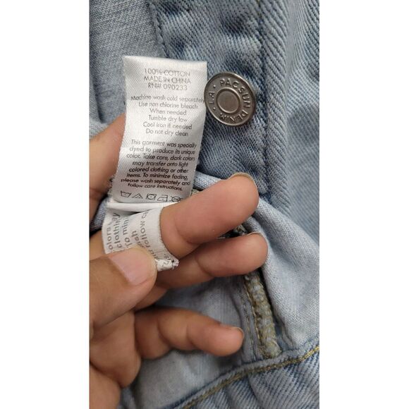 Pacsun‎ distressed denim Jacket Small - Picture 4 of 10